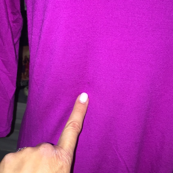 Anthony Originals Deep Fuchsia Top sz Small - Picture 5 of 7